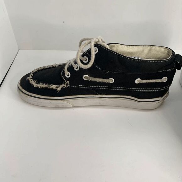 Vans Mid Top Black - Size 9.5 Mens‎ - Picture 5 of 8